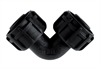 Adapter plast 90 grader, inv/inv 1"
