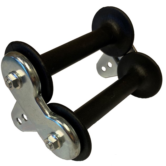 Slangstyrning, 2 hjul (A-V)