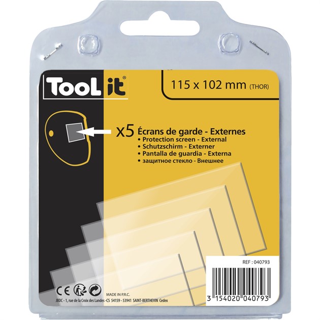 Frontglas yttre 115x102 (5st)