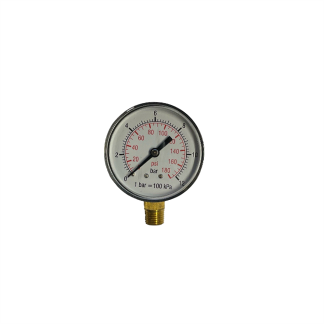 Manometer diam. 63 0-12 bar, 1/4"