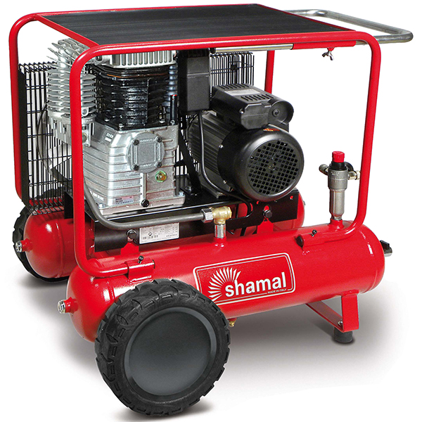 Kolvkompressor 5,5hk 530l/min K28/17+17l.tank CT 3-fas