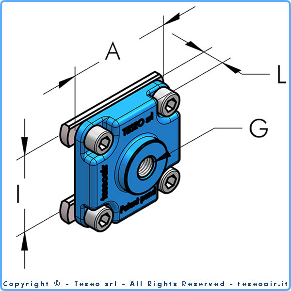 HBS Anslutningsplatta i36 inv 3/8'' BSP