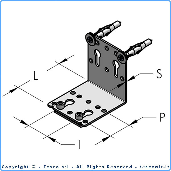 HBS Fäste L 36-60 mm