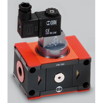 3-vägs ventil v3v 100 1/4 Elstyrd