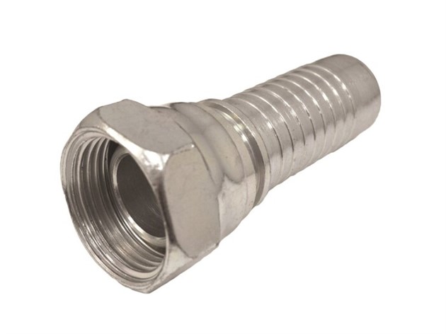 Presskoppling Rak, Inv-G1'', Ø1'', Pressad mutter