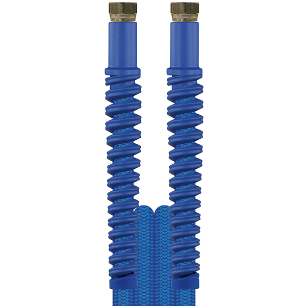 Högtrycksslang 3,7m blå 1/4" Inv gänga
