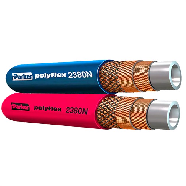 Tvilling-slang 2106 st röd/blå