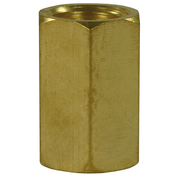 Anslutning hexagon 1/4" F-1/4" F