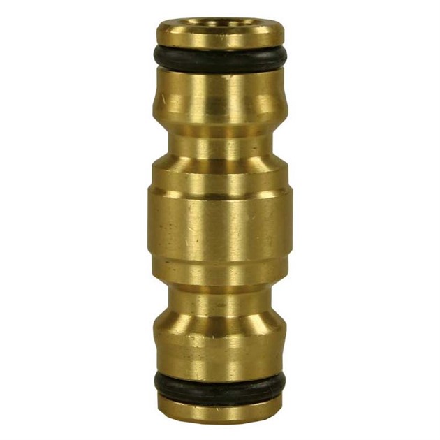 Dubbelplugg, mässing