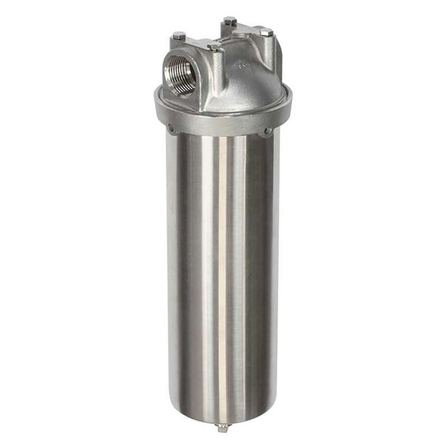 Högvolymfilter 1" inv 9-3/4 Rostfri