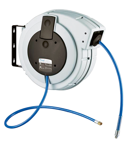 Slangupprullare luft vatten 15bar 10mm 15m