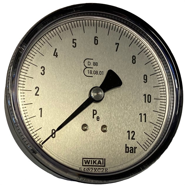 Manometer CEE D.80 P 1/4 0-12 bar