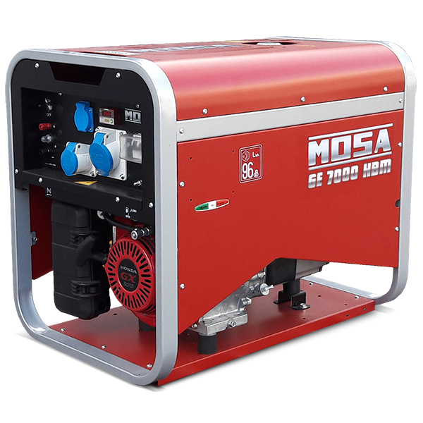 Elverk GE S-7000 HBM 6,7kVA 230V Honda Elstart