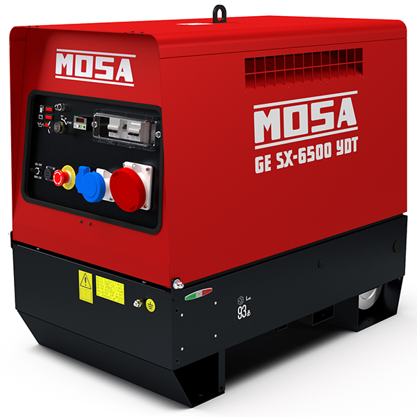 Elverk GE SX-6500 YDT 6,5kVA 400V / 3,5kVA 230V Yanmar Elstart EAS ans