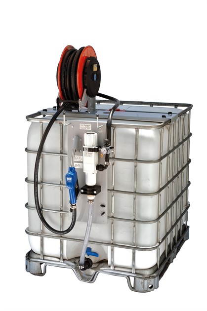 Pump DP2100PN med slang & fäste för 1000l container med fäste för slan