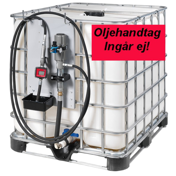 Komplett pumputrustning  för 1000liters container pump DP4117, regulat