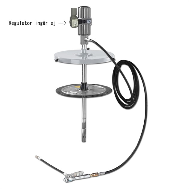 Smörjutrustning kompl.560-600mm utan vagn