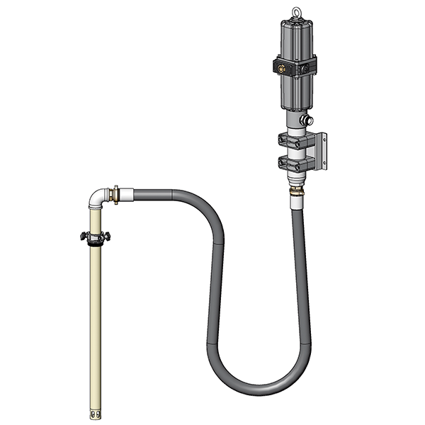 Väggmonterat kit för oljefat / reservoarer - medium densitet olja