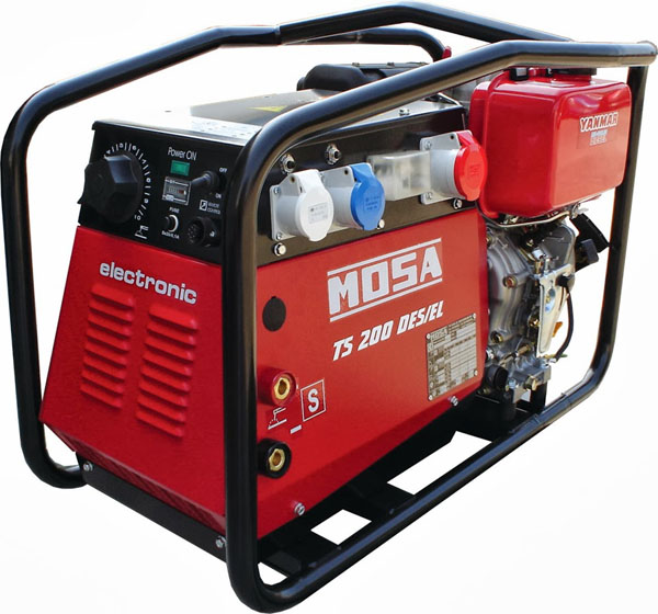 TS 200 DES/EL - YANMAR L 100 V - STANDARD 1x230V 16A Schuko 1x230V 16A