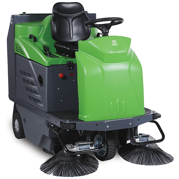 1280E IPC Åkbar sopmaskin inkl batterier och laddare