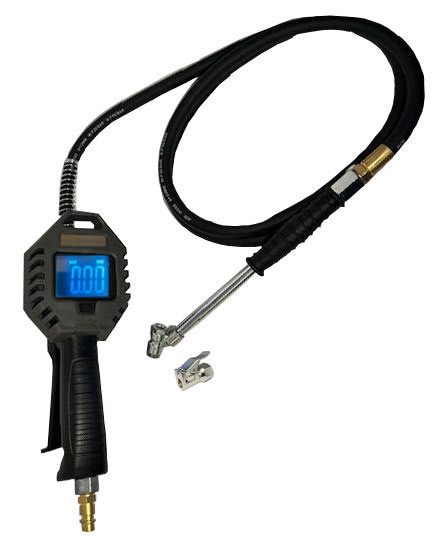 Luftpåfyllare digital med dubbelmontage & Klämkoppling
