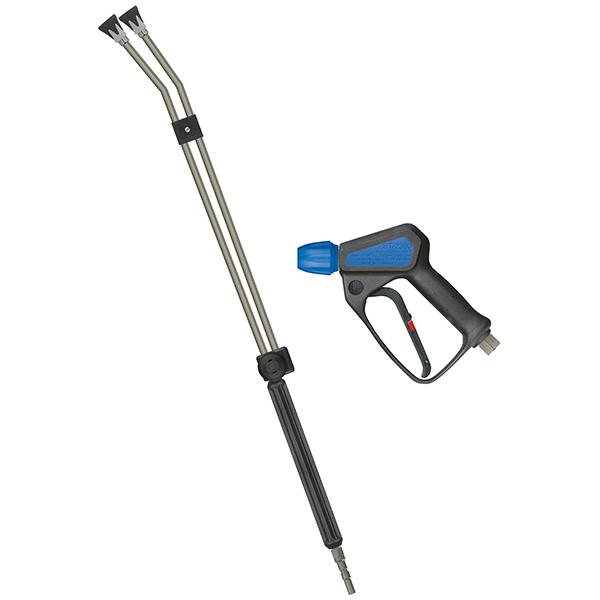 Spolhandtag 2300KW/Dubbellans med isolerrör 980mm KEW ansl