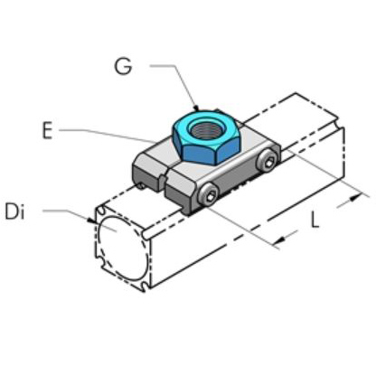AP50 Anslutn.platta inv g1/2"BSP